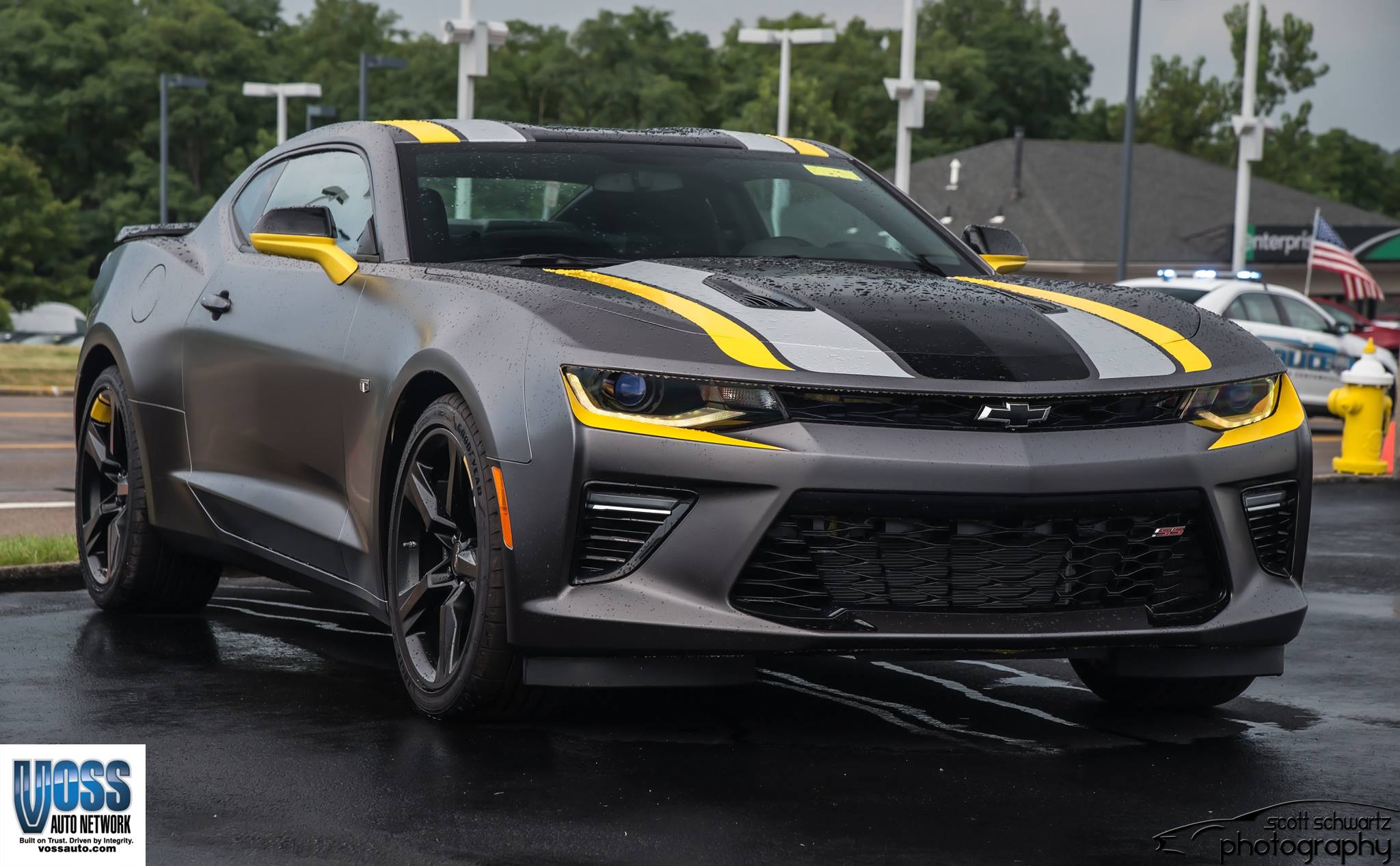 Vinyl wrapped Camaro