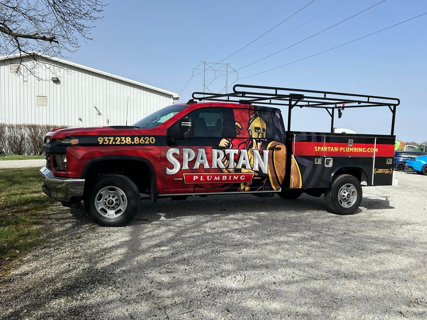 Wrapped truck
