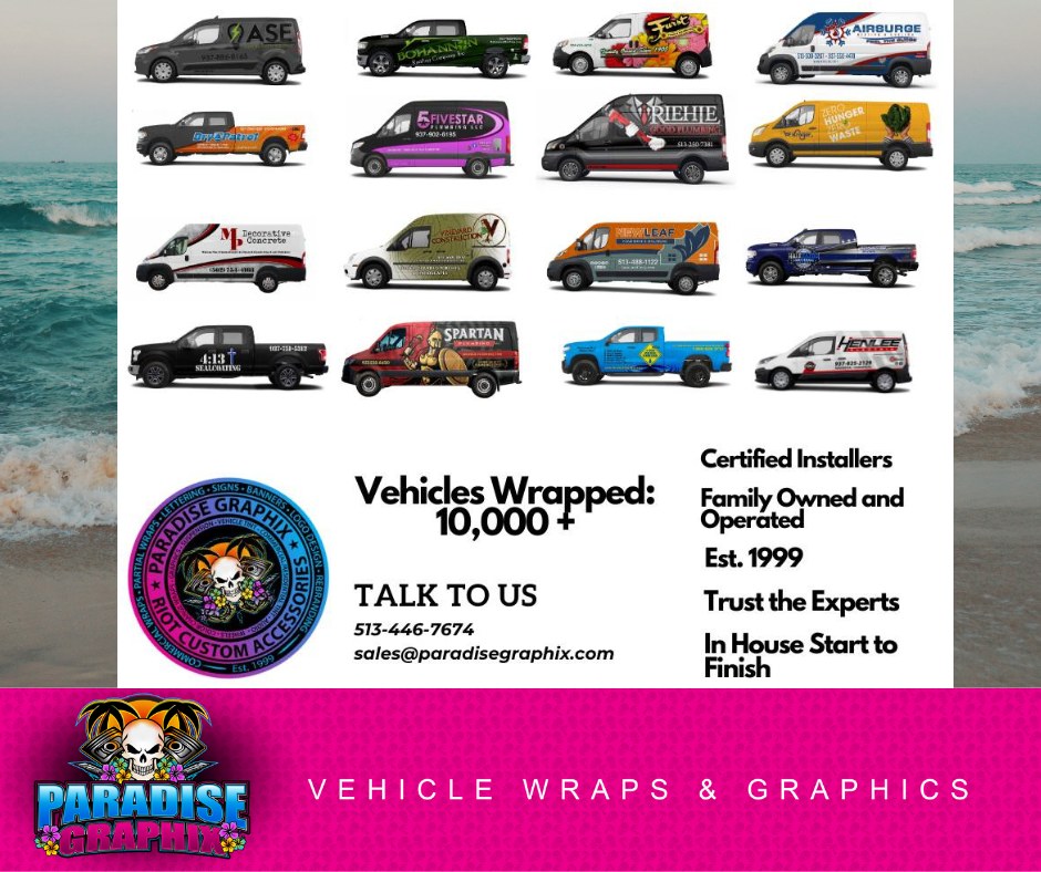 vehicle wraps, vinyl wraps, graphics
